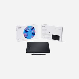Wacom Intuos Pro S PTH460K0B Tablette Graphique 160x100mm Sans Fil Noir, Compatible Windows 7+ et macOS X 10.12+, Stylet Inclus, 460g - Miniature 2