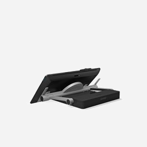 Pied Wacom ACK62801K pour Cintiq Pro 24, 61cm (24"), Noir/Gris, Dimensions 681.6 x 404 x 425.6mm, Poids 19.5kg, Longueur câble 1.8m - Miniature 3