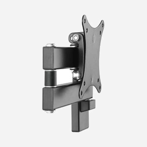 Vision VFM-WA1X1B Support Mural Orientable pour Écran 13-27" (VESA 75/100, 15kg max) Inclinaison -3°/+10°, Pivot 90°, Distance Mur 4.4-28.2cm, Noir - Miniature 2