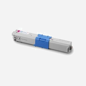 OKI 44469723 Cartouche Toner Magenta Original, 5000 pages, Laser, pour C510dn et C530dn – Couleur Bleu/Gris