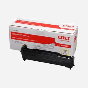 OKI Cartouche Toner Jaune Original 44844505 pour C831/C841, Rendement 10000 pages, Technologie Laser, Conditionnement Boîte, Gris - Miniature 1