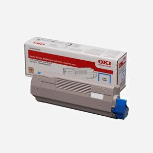 OKI 46471103 Cartouche Toner Cyan Original, Rendement 7000 pages, pour imprimante OKI C823dn, Technologie d'impression LED, 1 pièce - Miniature 1