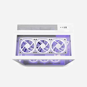 NZXT H9 Elite Blanc - Boîtier PC Midi Tower ATX/micro ATX/Mini-ITX, Acier/Verre Trempé, 2x3.5", USB 3.2 Gen1/Gen2, Vent. 120/140mm, Radiateurs 360mm - Miniature 3