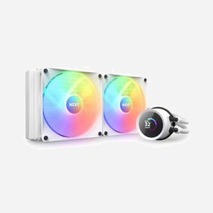 NZXT Kraken 280 RGB - Refroidisseur liquide AIO pour processeur - Radiateur 280 mm - 2x 140mm - PWM 500-1500 RPM - Blanc - Sockets Intel/AMD