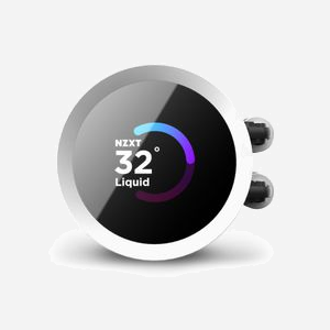 NZXT Kraken 280 RGB - Refroidisseur liquide AIO pour processeur - Radiateur 280 mm - 2x 140mm - PWM 500-1500 RPM - Blanc - Sockets Intel/AMD - Miniature 3