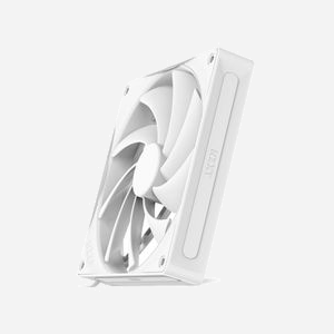 NZXT F140Q Ventilateur 140mm Boîtier PC - 500-1500 RPM, 102.9 CFM, 29.8 dB, 1.77 mmH2O, FDB, 12V, Blanc, 140x140x25 mm - Miniature 3