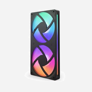 NZXT RF-U24HF-B1 Ventilateur Boitier PC 120x240mm Noir, 500-2400 RPM, 75.12 CFM, 30dB, Roulement FDB, 8 LED Multi, Connecteur 8-pin - Miniature 2