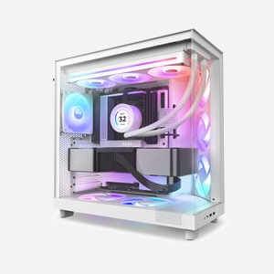 NZXT RF-U36HF-W1 Ventilateur Boitier PC 360mm Blanc, 500-2400 tr/min, 75.12 m³/h, 3.3 mmH2O, Roulement FDB, LED RGB, Connecteur 8-Pin. - Miniature 5