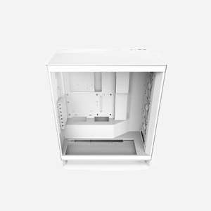 NZXT H7 Flow Midi Tower Blanc (CM-H72FW-01) - Boîtier PC ATX/EATX/microATX/Mini-ITX, 2x3.5", 4x2.5", 3x120mm avant, Radiateurs 360/420mm avant, 140mm arrière, 360mm supérieur - Miniature 3