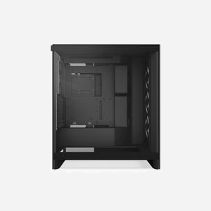 NZXT H7 Flow RGB - Boîtier PC Midi Tower Noir, ATX/EATX/microATX/Mini-ITX, 3x120mm avant, Baies 2.5/3.5", Radiateurs 360/420mm, Verre trempé - Miniature 2