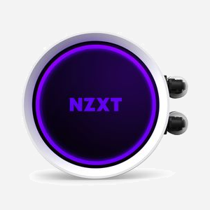NZXT Kraken X63 RGB Blanc - Refroidisseur liquide AIO pour processeur, radiateur 143x315x30mm, 2x140mm 500-1500 RPM, 22-33 dBA, sockets Intel/AMD - Miniature 3