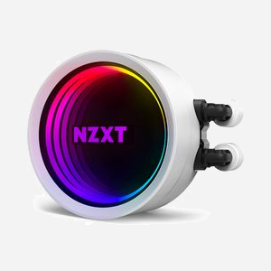 NZXT Kraken X63 RGB Blanc - Refroidisseur liquide AIO pour processeur, radiateur 143x315x30mm, 2x140mm 500-1500 RPM, 22-33 dBA, sockets Intel/AMD - Miniature 4