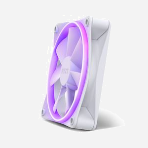 Ventilateur NZXT F120 RGB Blanc 120mm, 500-1800 RPM, 17.2-27.5 dBA, 13.94-50.18 CFM, 0.75-2.7 mmH2O, FDB, 4-Pin PWM, LED RGB, 12V - Miniature 4