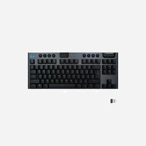 Logitech G 920-009503 Clavier Gaming USB QWERTY US International Charbon, Switchs Logitech GL Tactile, Rétroéclairage LED RGB, Câble 1.8m