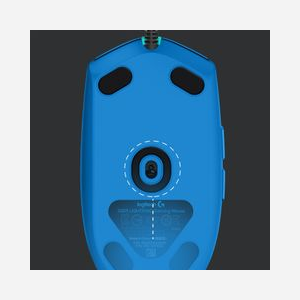 Logitech G G203 LIGHTSYNC Souris Gaming Filaire 8000 DPI RGB, 6 Boutons Programmables, Temps de Réponse 1ms, USB Type-A, Bleu, Compatible Windows/macOS/ChromeOS - Miniature 3