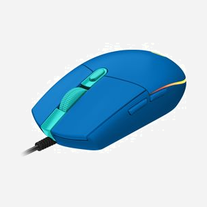 Souris Gaming Logitech G102 Lightsync Bleu, 8000 DPI, USB Type-A, 6 Boutons Programmables, Temps de Réponse 1ms, Rétroéclairage Multi, 85g - Miniature 1