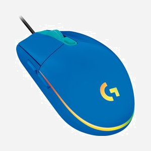 Souris Gaming Logitech G102 Lightsync Bleu, 8000 DPI, USB Type-A, 6 Boutons Programmables, Temps de Réponse 1ms, Rétroéclairage Multi, 85g - Miniature 3