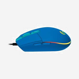 Souris Gaming Logitech G102 Lightsync Bleu, 8000 DPI, USB Type-A, 6 Boutons Programmables, Temps de Réponse 1ms, Rétroéclairage Multi, 85g - Miniature 4