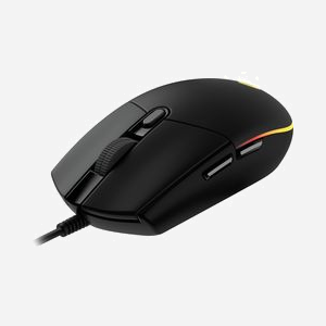 Logitech G 910-005823 Souris Gaming USB Type-A 8000 DPI, 6 Boutons Programmables, Temps de Réponse 1ms, Rétroéclairage Multi, Noir - Miniature 1