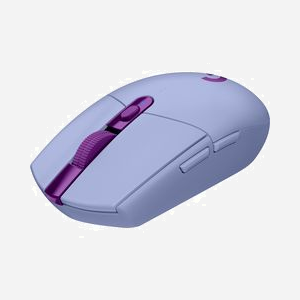 Logitech G G305 Souris Gaming Sans Fil LIGHTSPEED, Capteur HERO 12000 DPI, 6 Boutons Programmables, 1ms, 2.4GHz, Pile AA 250h, 99g, Lilas - Miniature 3