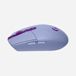 Logitech G G305 Souris Gaming Sans Fil LIGHTSPEED, Capteur HERO 12000 DPI, 6 Boutons Programmables, 1ms, 2.4GHz, Pile AA 250h, 99g, Lilas - Miniature 4