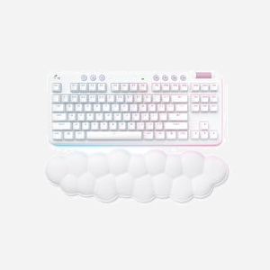 Logitech G 920-010687 Clavier Gaming Sans Fil/Bluetooth AZERTY Français, Switch GX Red, Rétroéclairage LED RGB, PBT, Batterie 25h, Windows/macOS/iOS - Miniature 2