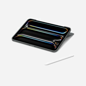 Apple HRH42F/A Clavier Étui Combo Touch QWERTY Anglais Noir avec Trackpad pour iPad Pro 11" (M4), Rétroéclairage, Commutateur Ciseaux, 474g - Miniature 3