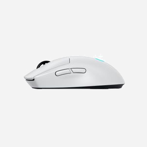 Logitech G PRO X SUPERLIGHT 2 Souris Gaming Ambidextre LIGHTSPEED Sans Fil/USB Type-A, 32000 DPI, HERO 2, 8 Boutons, 80g, Blanc - Miniature 3