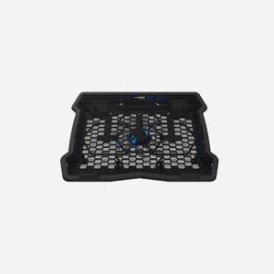 Canyon CNE-HNS02 - Support Refroidisseur pour Portable 15.6" - 1 Ventilateur 1200 RPM - USB 2.0 - 340x265x30 mm - Noir - Niveau Sonore 26dB - Miniature 2