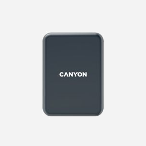 Canyon CNE-CCA15B Support Passif Smartphone/Mobile pour Voiture (Montage Ventilation) Noir avec USB & Recharge Sans Fil, 89x10x89mm, 77g - Miniature 2