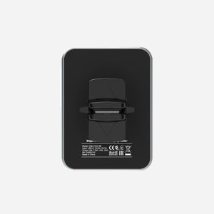 Canyon CNE-CCA15B Support Passif Smartphone/Mobile pour Voiture (Montage Ventilation) Noir avec USB & Recharge Sans Fil, 89x10x89mm, 77g - Miniature 3