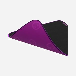 Lorgar LRG-GMP313 Tapis de souris gaming 360x300mm, Surface Spandex, Base antidérapante, Rebords cousus, Noir/Violet, Épaisseur 3mm, Poids 195g - Miniature 5