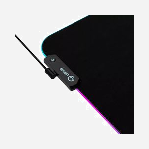 Lorgar Steller 913 Tapis de souris gaming 360x300mm Noir, Surface Spandex Monochromatique, Base Antidérapante, Rétroéclairage LED Multi, Épaisseur 3mm - Miniature 2