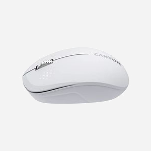 Souris Optique Bluetooth Canyon CNS-CMSW04W Blanc 1200 DPI Ambidextre 3 Boutons Programmables Bluetooth 5.0 Alimentation Pile AA - Miniature 4