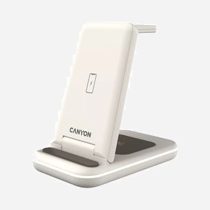 Canyon CNS-WCS304CL Chargeur sans Fil 15W Latté cosmique, Entrée 9/12V 1.5A, Compatible Apple, USB Type-A vers USB Type-C, 75x28.6mm, 168g - Miniature 3