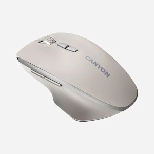 Souris Canyon CNS-CMSW21CL Cosmic Latte, Optique BlueLED 1600 DPI, 7 Boutons Programmables, RF sans fil 2.4GHz, Droitier, Piles AAA - Miniature 3