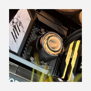 Valkyrie VK-AIOJR280B : Refroidisseur liquide CPU All-in-One, radiateur 2x140mm, sockets LGA 115x/1200/1700/20xx, AM4/AM5, 700-1850 RPM, 105 CFM - Miniature 2