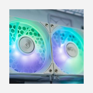 Valkyrie VK-AIOJR280W Refroidisseur liquide CPU All-in-One, Radiateur 280mm (2x140mm), Socket LGA1700/AM5, Pompe 800-2500 RPM, Ventilateurs 700-1850 RPM, 105 CFM - Miniature 3