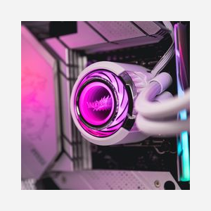 Valkyrie VK-AIOJR280W Refroidisseur liquide CPU All-in-One, Radiateur 280mm (2x140mm), Socket LGA1700/AM5, Pompe 800-2500 RPM, Ventilateurs 700-1850 RPM, 105 CFM - Miniature 4