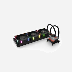 Valkyrie VK-AIOSY360B Refroidissement Liquide CPU All-in-One 360mm,Sockets LGA 115x/1200/1700/2011/2066 & AM4/AM5, Radiateur Aluminium, 800-2150 RPM, Noir