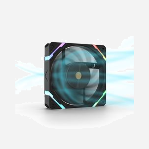 Valkyrie VK-FANX12FB Ventilateur CPU Noir 120mm, 800-2150 RPM, Flux d'air 80 CFM, pour Processeur, vis incluses - Miniature 2