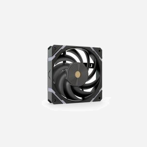 Valkyrie VK-FANX12FB Ventilateur CPU Noir 120mm, 800-2150 RPM, Flux d'air 80 CFM, pour Processeur, vis incluses - Miniature 3