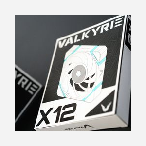 Valkyrie VK-FANX12FB Ventilateur CPU Noir 120mm, 800-2150 RPM, Flux d'air 80 CFM, pour Processeur, vis incluses - Miniature 4