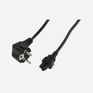 Valueline CABLE-712 : Câble d'alimentation Schuko Mâle vers Femelle, 1.8m, Noir, CE/VDE/KEMA, pour Compaq et appareils compatibles. - Miniature 1