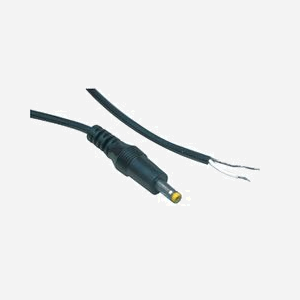 Valueline PC-013 Connecteur DC Noir, Diamètre Interne 1.7mm, Profondeur 4mm