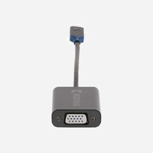 Adaptateur graphique USB König KNC64850E02 Noir, boîtier ABS, Packaging Blister, code SH 84733020. - Miniature 3