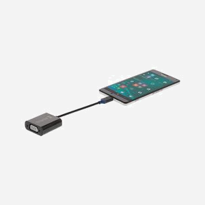 Adaptateur graphique USB König KNC64850E02 Noir, boîtier ABS, Packaging Blister, code SH 84733020. - Miniature 5