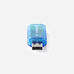 Carte Son Externe Nedis USCR10051BU USB 5.1 Canaux, Interface USB, Entrée et Sortie Ligne 3.5mm, Compatible Windows/macOS/Linux - Miniature 2