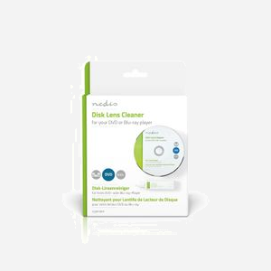 Nedis CLDK110TP - Disque de Nettoyage Optique pour Lecteurs CD, DVD & Blu-ray - Dimensions 141x123x9mm - Poids 59g - Kit de Nettoyage Lentille - Miniature 3