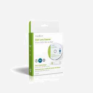 Nedis CLDK110TP - Disque de Nettoyage Optique pour Lecteurs CD, DVD & Blu-ray - Dimensions 141x123x9mm - Poids 59g - Kit de Nettoyage Lentille - Miniature 5
